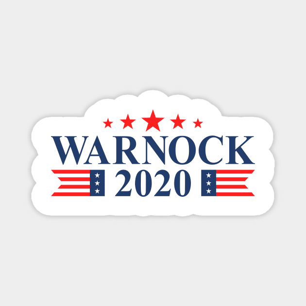 Vote Warnock For President 2020 Election Magnet by oskibunde