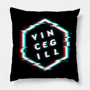 VINCE GILL POLYGON GLITCH Pillow