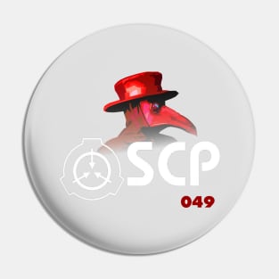 SCP 049 "the plague doctor" (Red) Pin