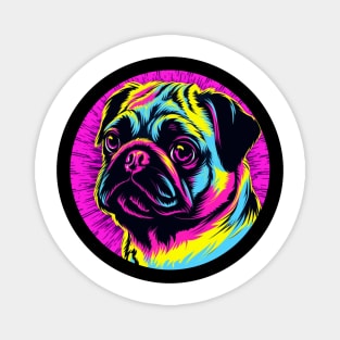 Pug Dog Hero Magnet