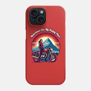 Motorbikes are My Happy Place Phone Case