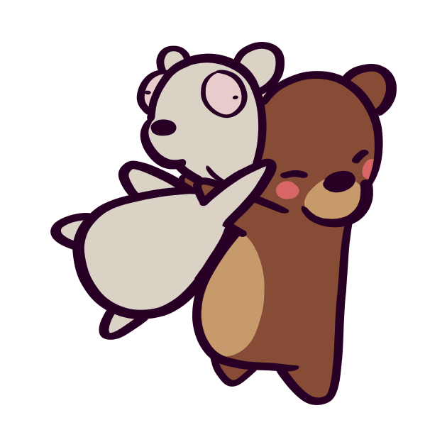 Grizzly Bear Hug by ThumboArtBumbo