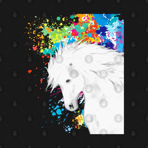 Horse Lovers Magical White Horse by KC Morcom aka KCM Gems n Bling aka KCM Inspirations