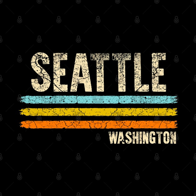 Seattle Washington Retro by Mila46