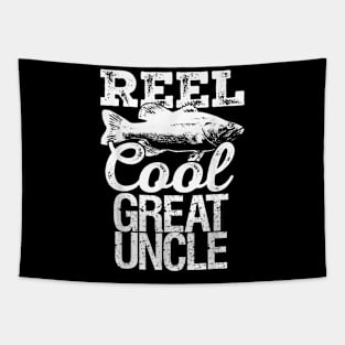 Reel Cool Great Uncle Fishing Outdoor Angler Tapestry