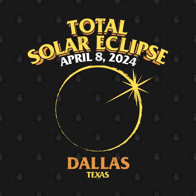 Total Solar Eclipse 2024 - Dallas by LAB Ideas