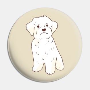 Maltese art Pin