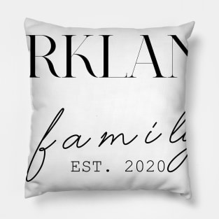 Kirkland Family EST. 2020, Surname, Kirkland Pillow