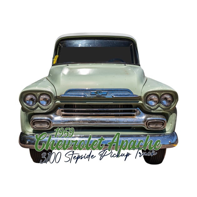 1959 Chevrolet Apache 3100 Stepside Pickup Truck by Gestalt Imagery