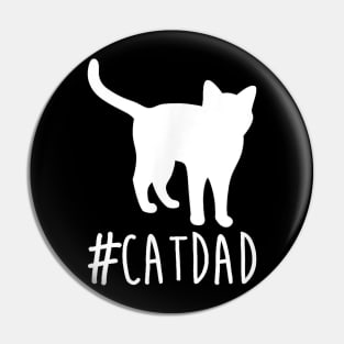 Catdad .Cat Dad . Pin