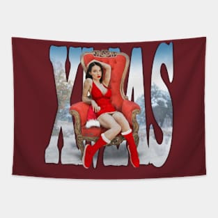 XMas girl Tapestry