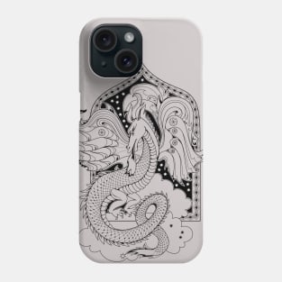 Fairyland medieval dragon Phone Case