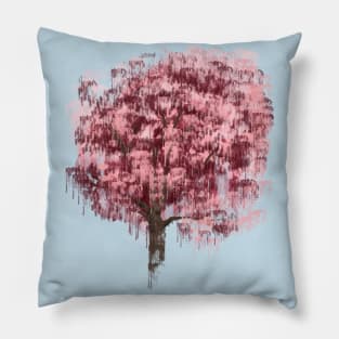 Impressionist Cherry Tree Pillow