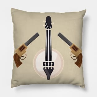 Western Times Art Design Pillow