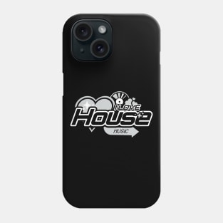 HOUSE  - I LOVE HOUSE Y2K (Grey) Phone Case