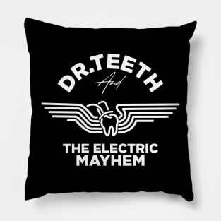 Dr Teeth And The Electric Mayhem White Pillow