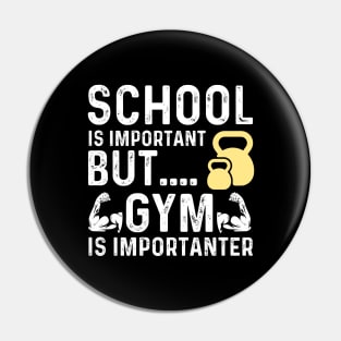 Funny new gym business female owner christmas gym teacher Pin