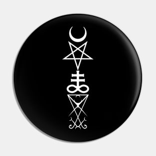 Satanic Sigil Pin