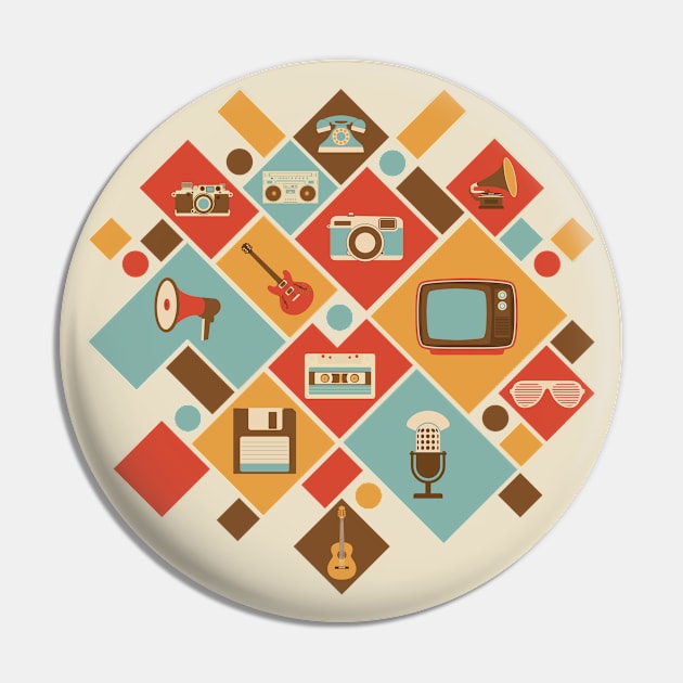 Retro feeling Pin by Vilmos Varga