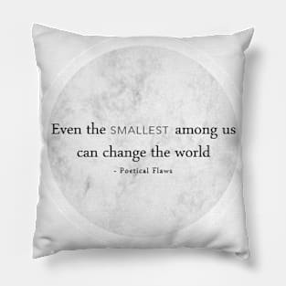 Poetical Flaws Pillow