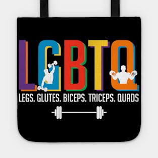 LGBTQ Legs, Glutes, Biceps, Triceps, Quads, Gym Lover Tote