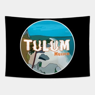 Tulum Mexico Great Gift Idea Tapestry