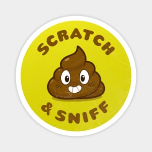 Scratch & Sniff Poo Magnet