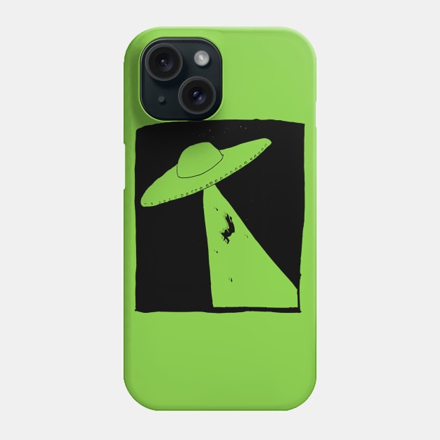 Alien Abduction Phone Case by AlexTal