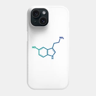Serotonin - Blue Phone Case