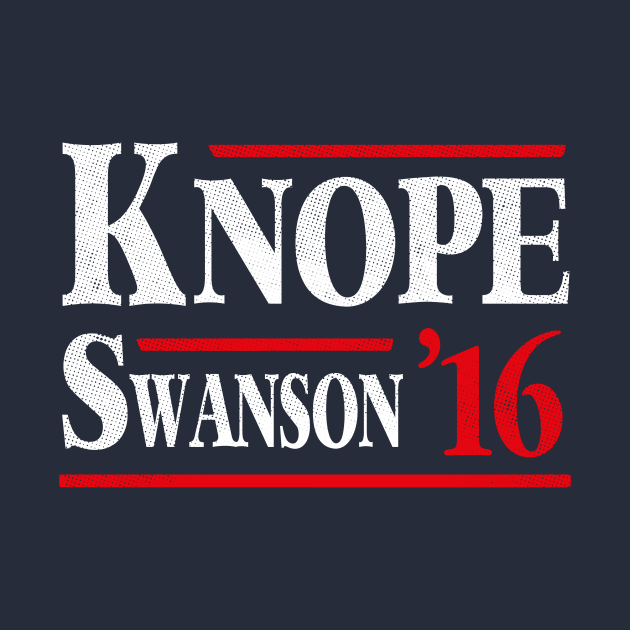 Knope Swanson 2016 by dumbshirts