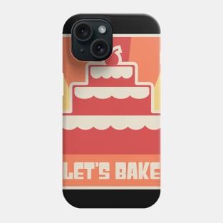 Let's Bake | Vintage Baking Poster Phone Case