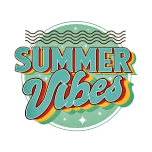 Summer Vibes - Retro T-Shirt