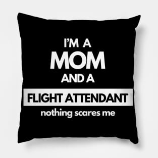 Flight Attendant Mom Pillow