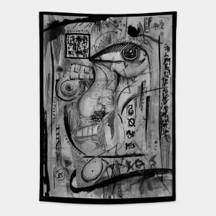 Abstract Uncoloured Determination Tapestry