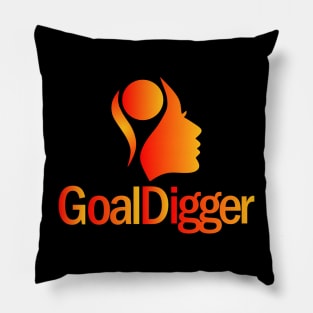 Goal Digger Girl Pillow