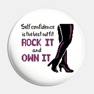 Rock your confidence Pin