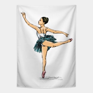 Ballerina Print Tapestry