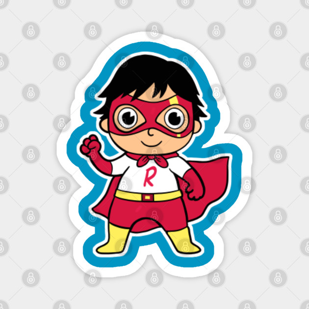 Download Ryan Superhero Logo - Ryan Toysreview - Magnet | TeePublic