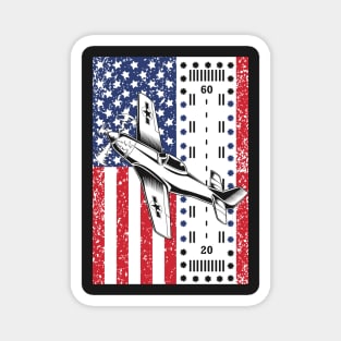 US Flag Pilot/Aviation Airforce Gift Magnet