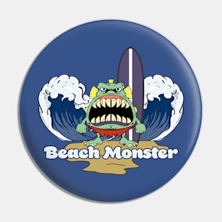 Beach Monster Pin