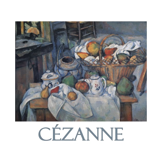 Still Life with Basket by Paul Cezanne by Naves