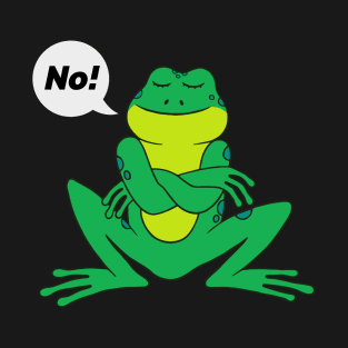 Stubborn Frog No Quote T-Shirt