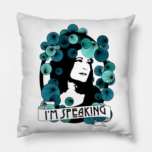 Kamala Harris is Speaking Pillow