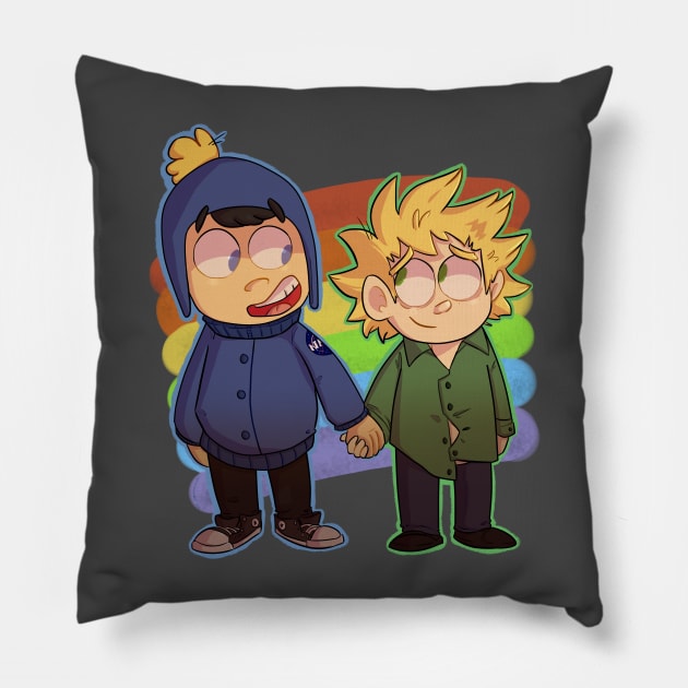 Creek Pillow by pedestrianwolf