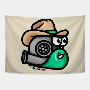 Turbo Snail - Cowboy (Mint) Tapestry