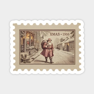 Classic-Christmas-Stamp Magnet