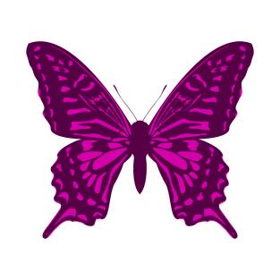 Butterfly, purple T-Shirt