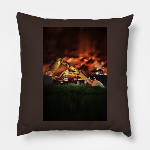 Die Maschinen leben Pillow by coolArtGermany