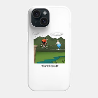 Funny Spectickles Bicycling Cartoon Humor Phone Case