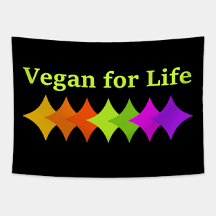 Vegan for Life Tapestry